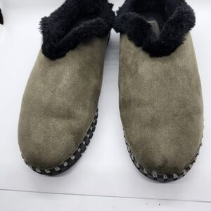 Ilse Jacobsen‎ Cozy Olive Green Slippers 38/8